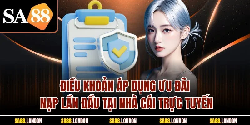 Điều khoản áp dụng ưu đãi nạp lần đầu tại nhà cái trực tuyến